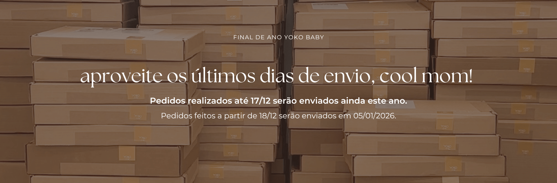 últimos dias de envio 2025