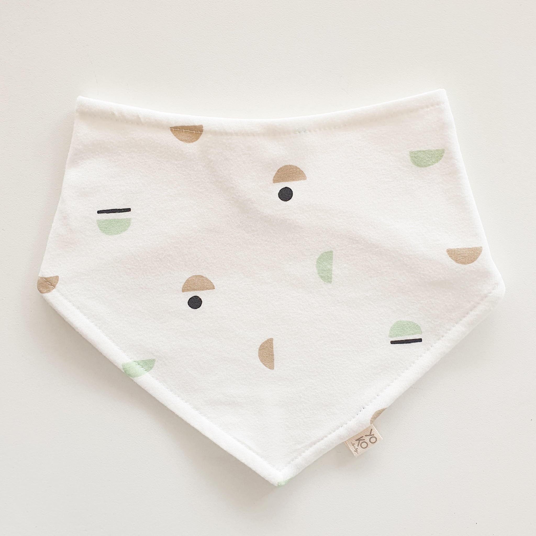 Babador Bandana Arte Orgânica - Off White