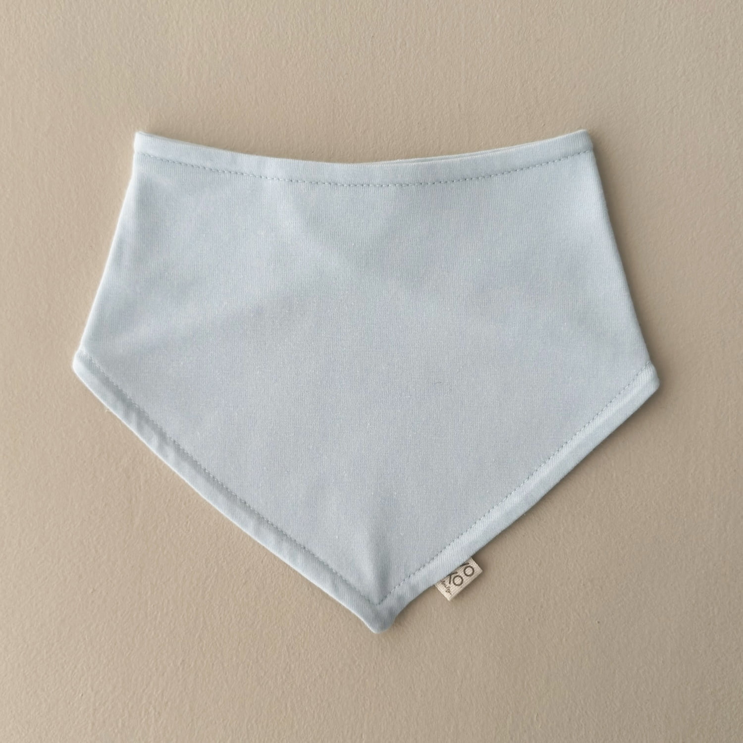 Babador Bandana Bebê Unissex - Algodão Premium - Azul Céu