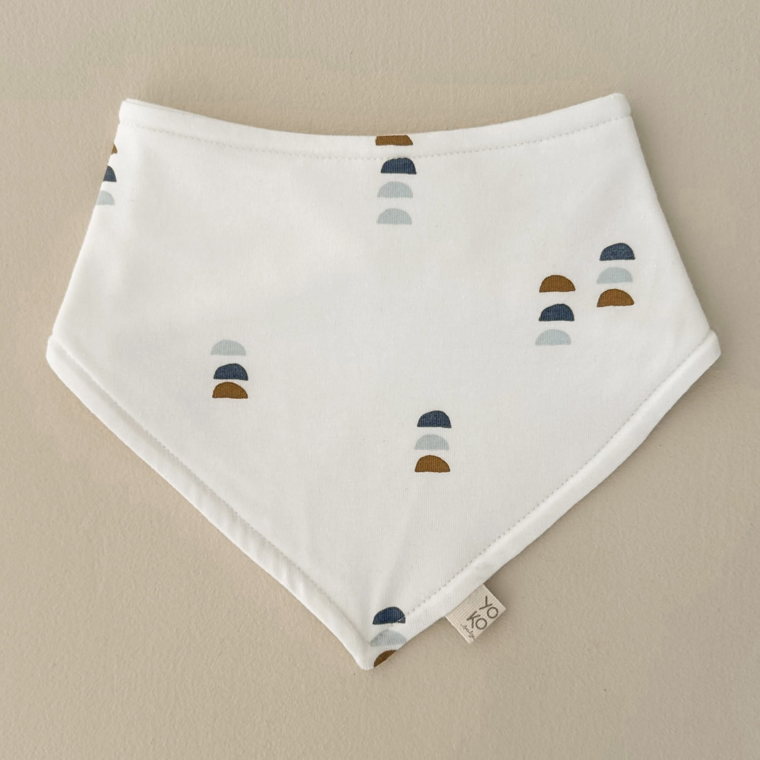 Babador Bandana Bebê Unissex - Algodão Premium - Arte Minimalista