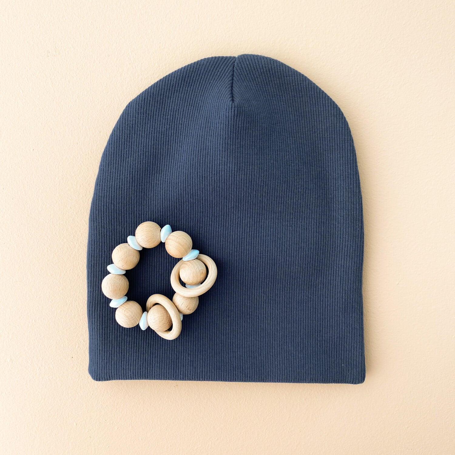 Touca Gorro Bebê e Infantil – Malha Ribana Canelada Algodão Premium - Marinho