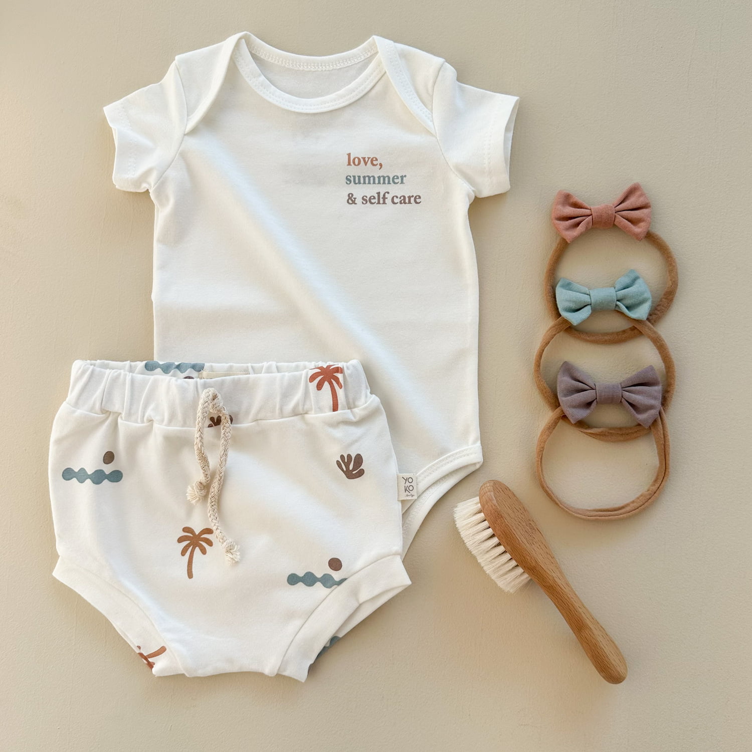 Body Bebe Manga Curta Unissex - Summer www.yokobaby.com.br