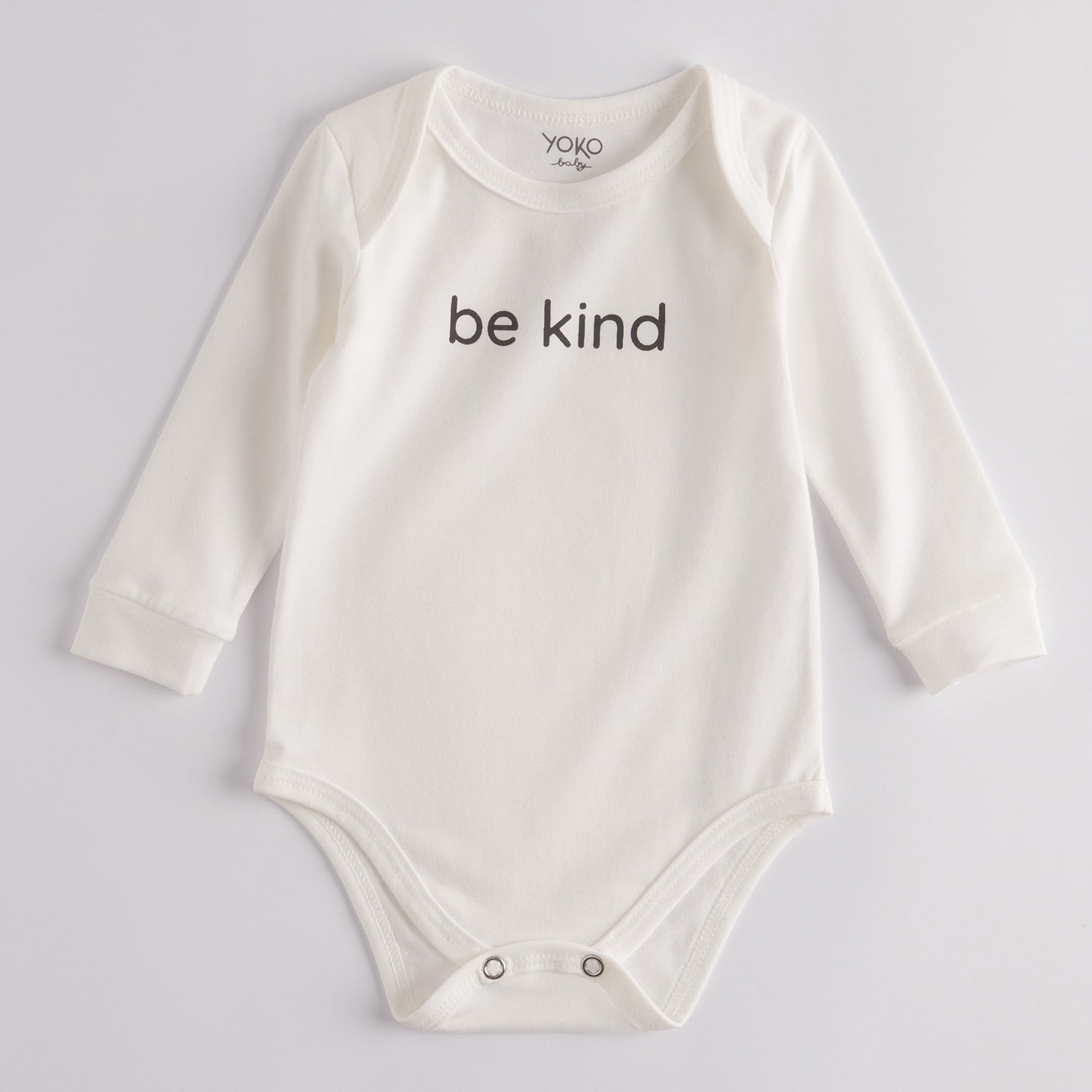Body Bebe Manga Longa Unissex - Be Kind