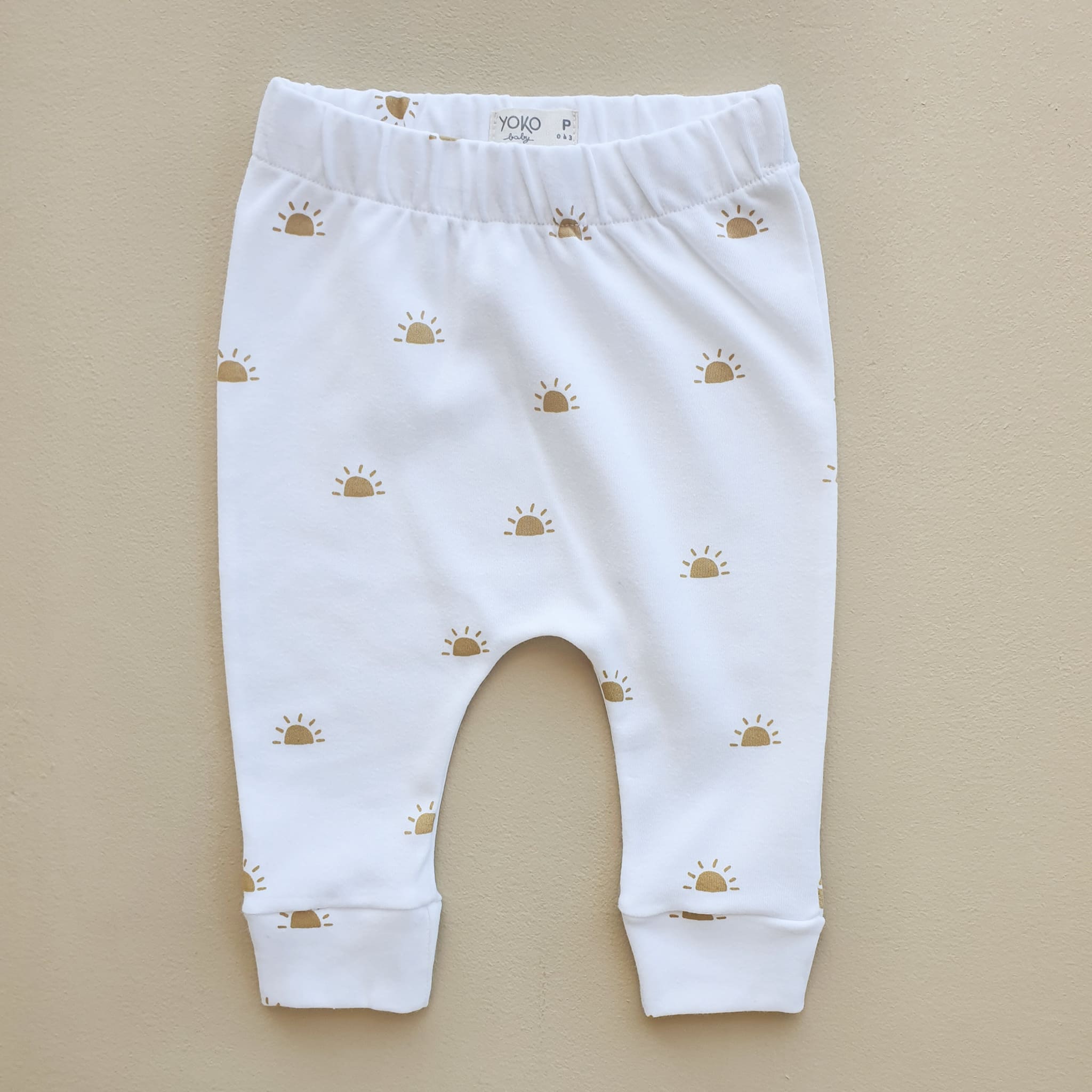 Calça Saruel Bebe Unissex - Algodão Premium - Sol