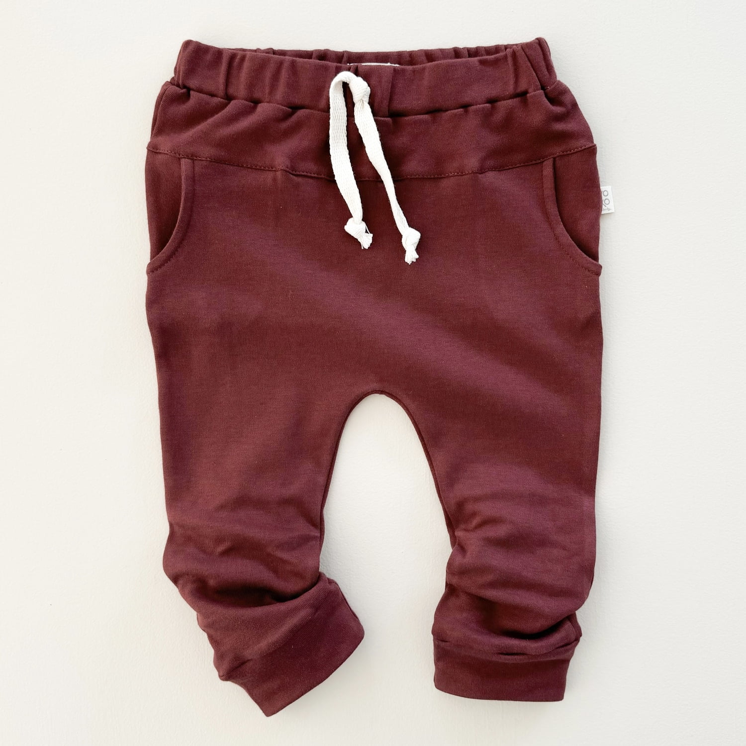 Calça Saruel Bebe Unissex Bolsos - Bordô