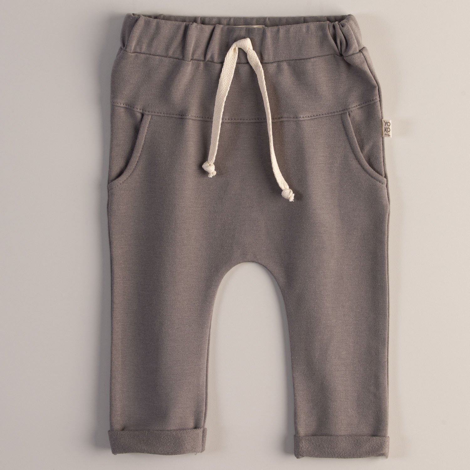 Calça Saruel Bebe Unissex - Molecotton - Cinza Chumbo