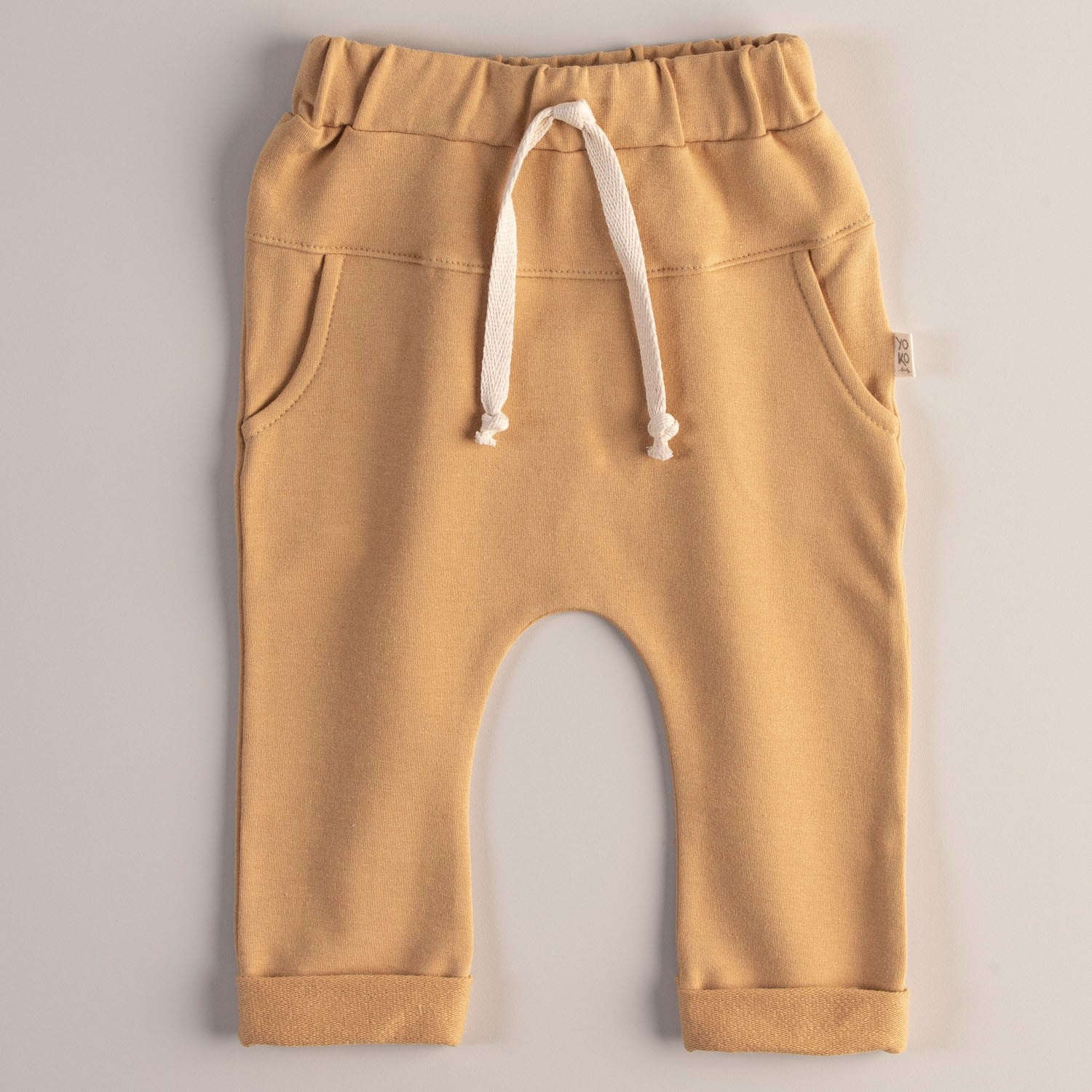 Calça Saruel Bebe Unissex - Molecotton - Mel