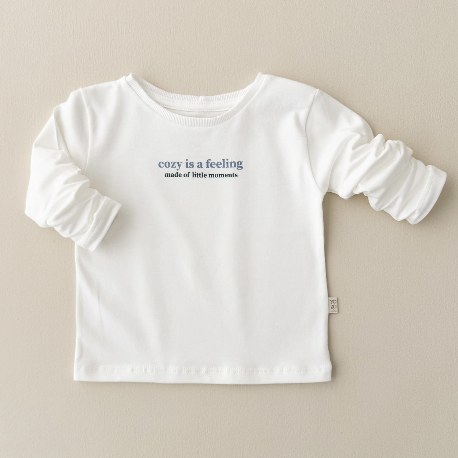 Camiseta Bebe Manga Longa Unissex - Cozy is a Feeling