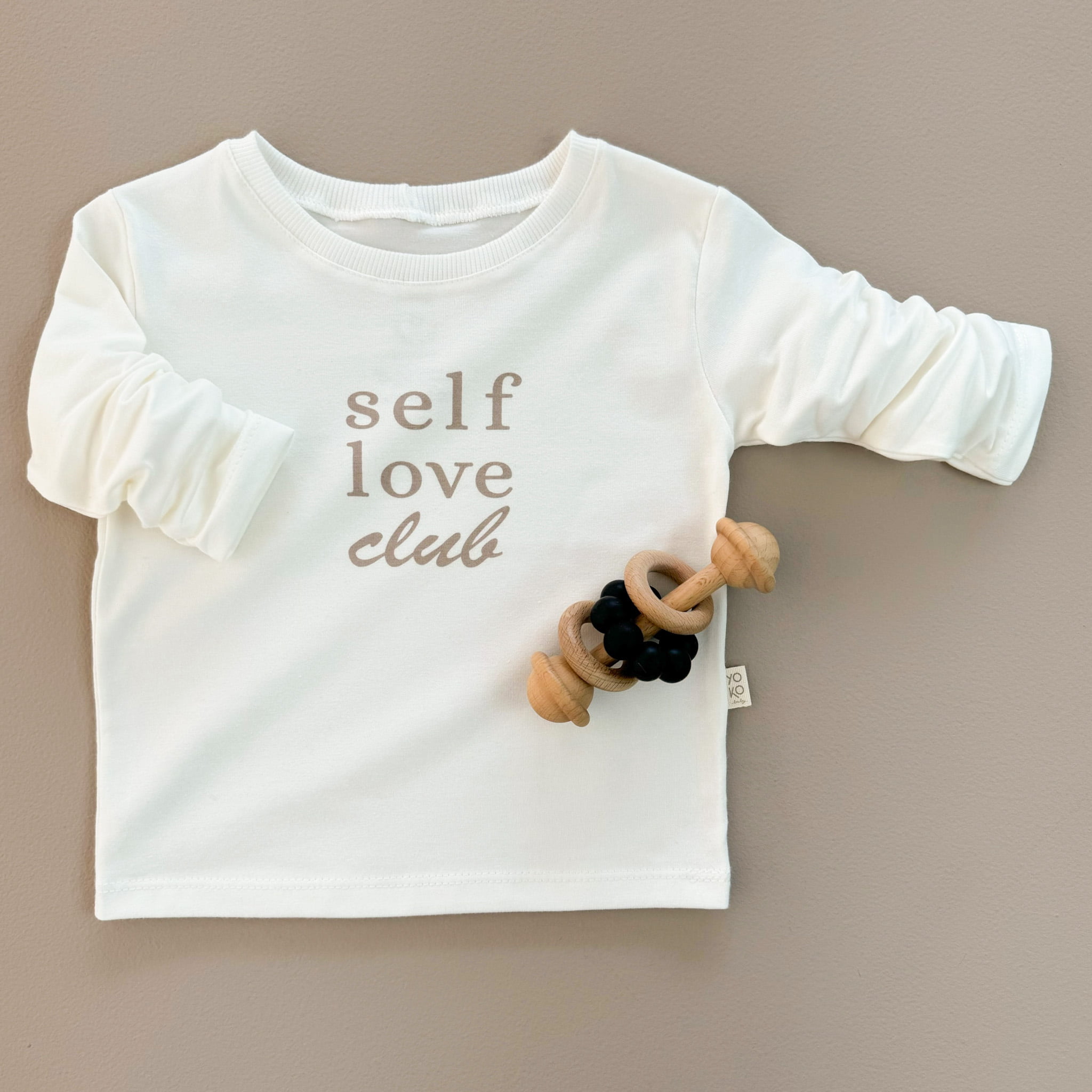 Camiseta Bebe Manga Longa Unissex  - Self Love Club