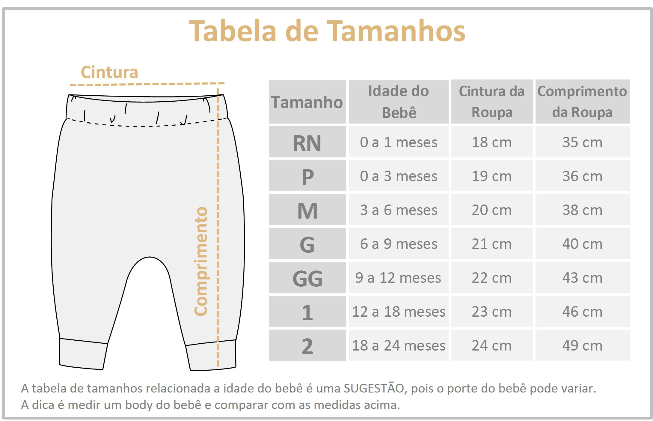 Calça Bebe Saruel moderno