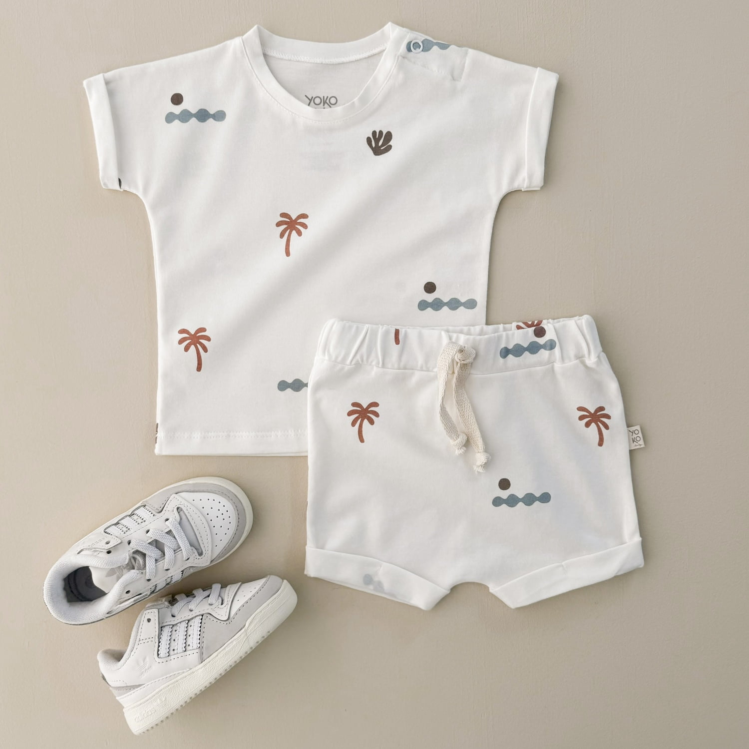 Conjunto Bebe Camiseta e Shorts - Querido Verão