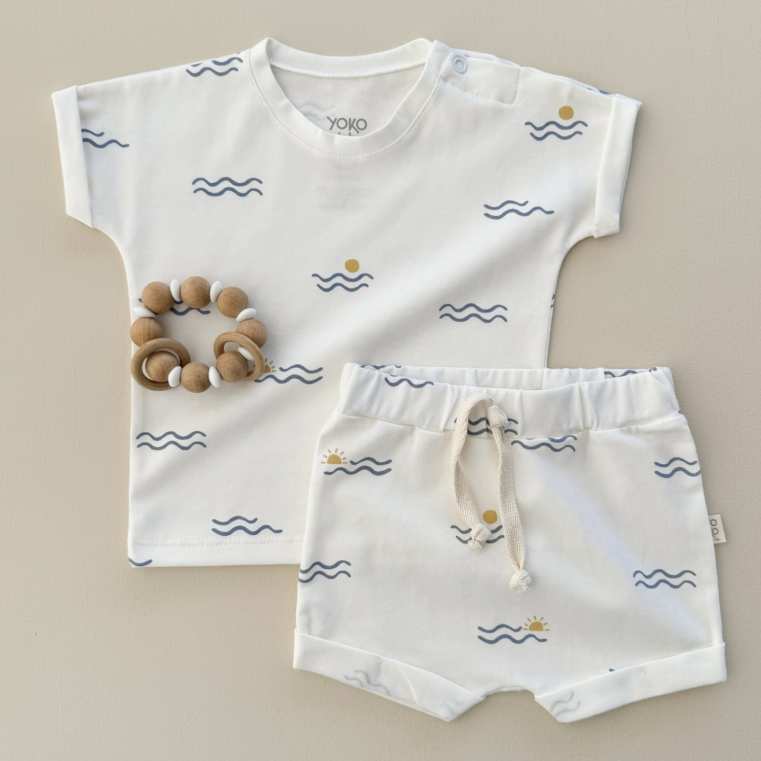 Conjunto Bebe Camiseta e Shorts - Sun & Sea