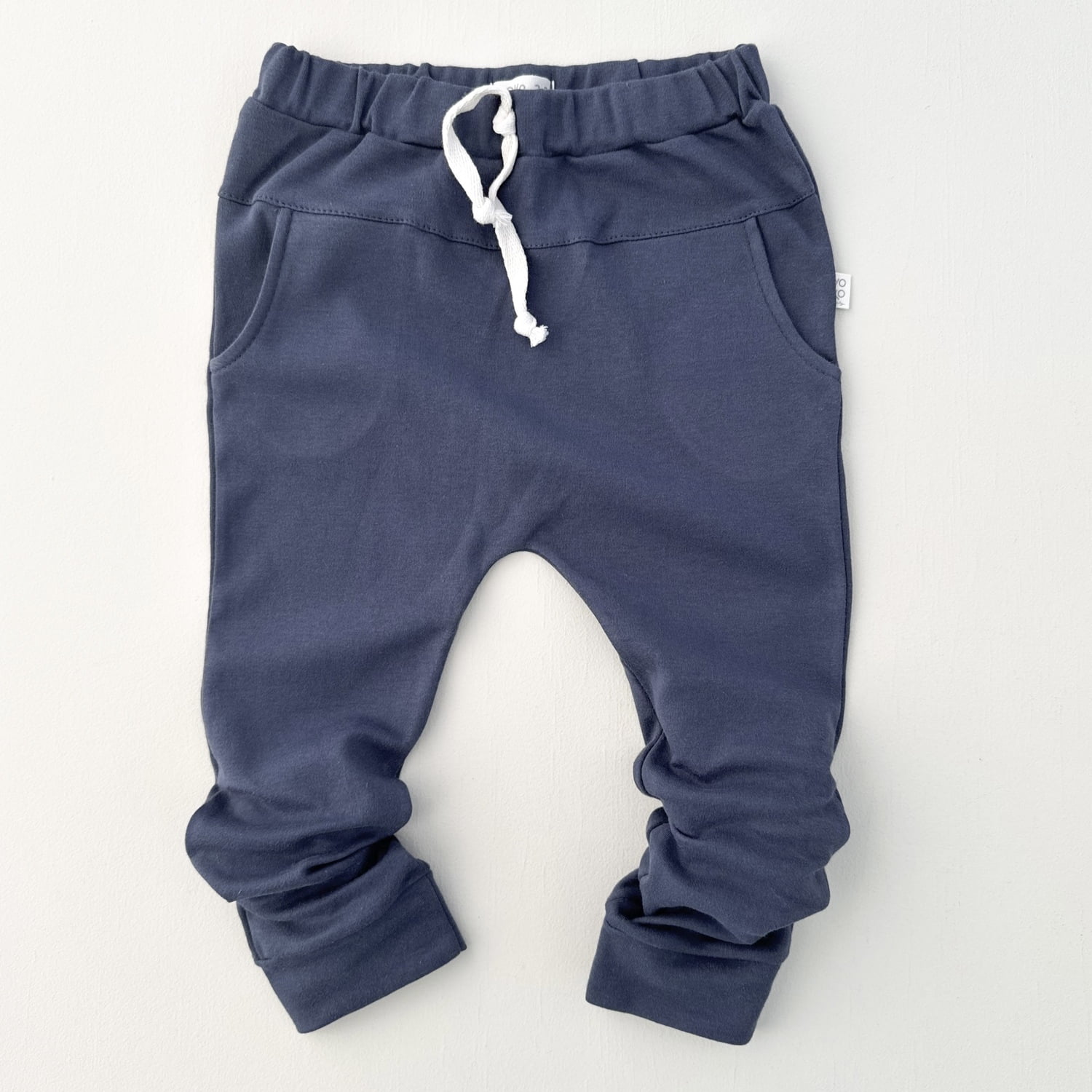 Calça Saruel Infantil com Bolsos Unissex - Algodão Premium - Marinho