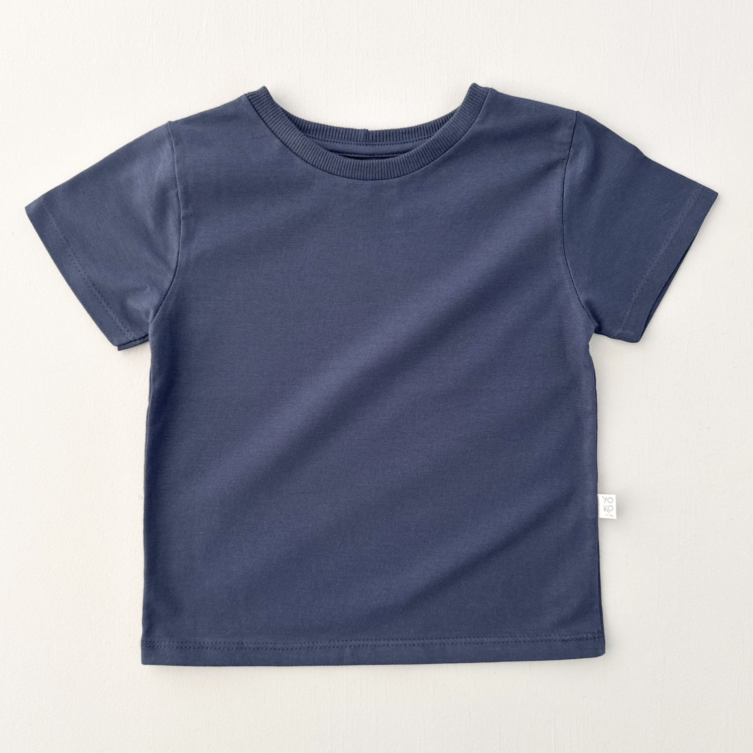 Camiseta Infantil Manga Curta Unissex - Cotton Premium Leve - Marinho