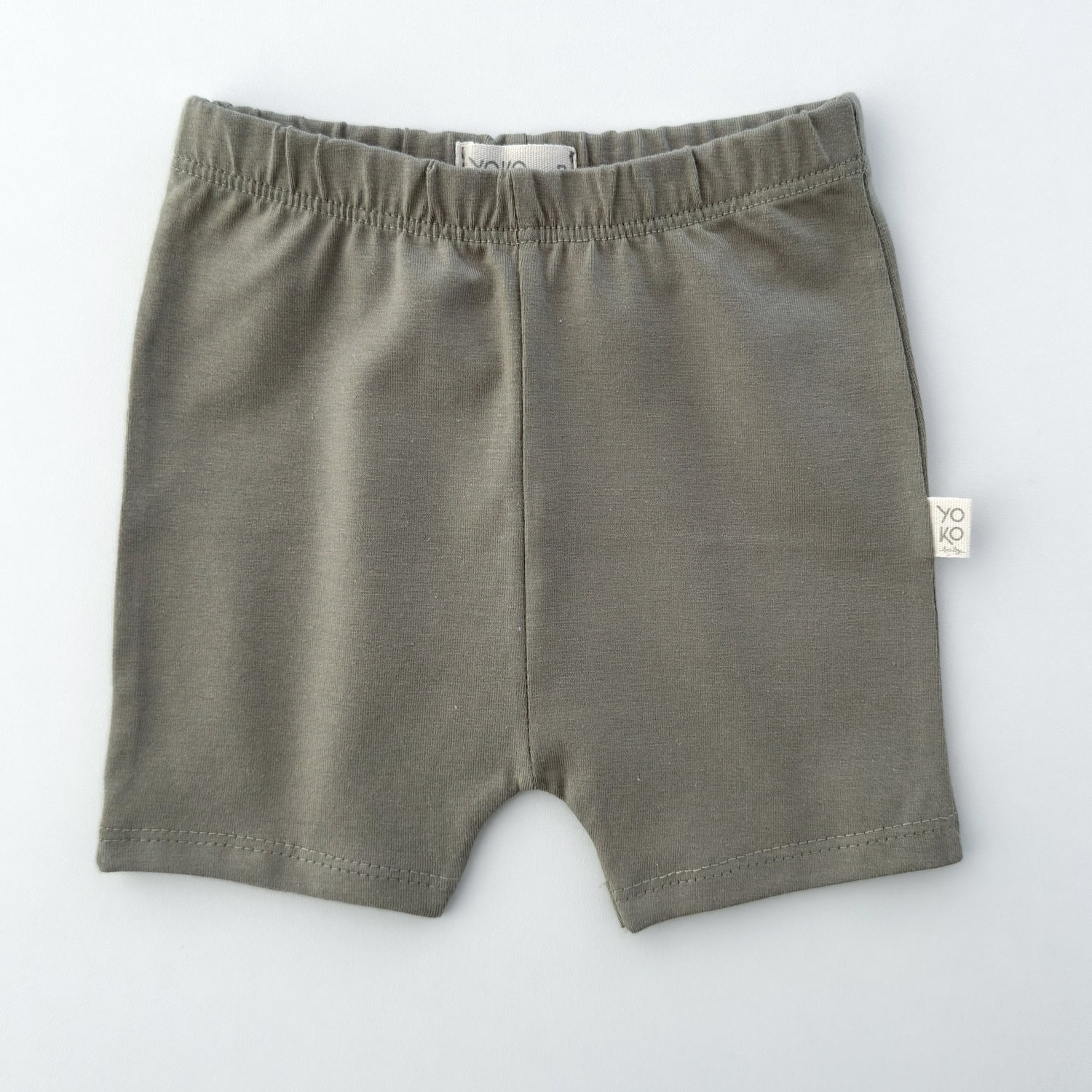 Short Bebê Slim Unissex - Cotton Premium Leve - Verde Oliva
