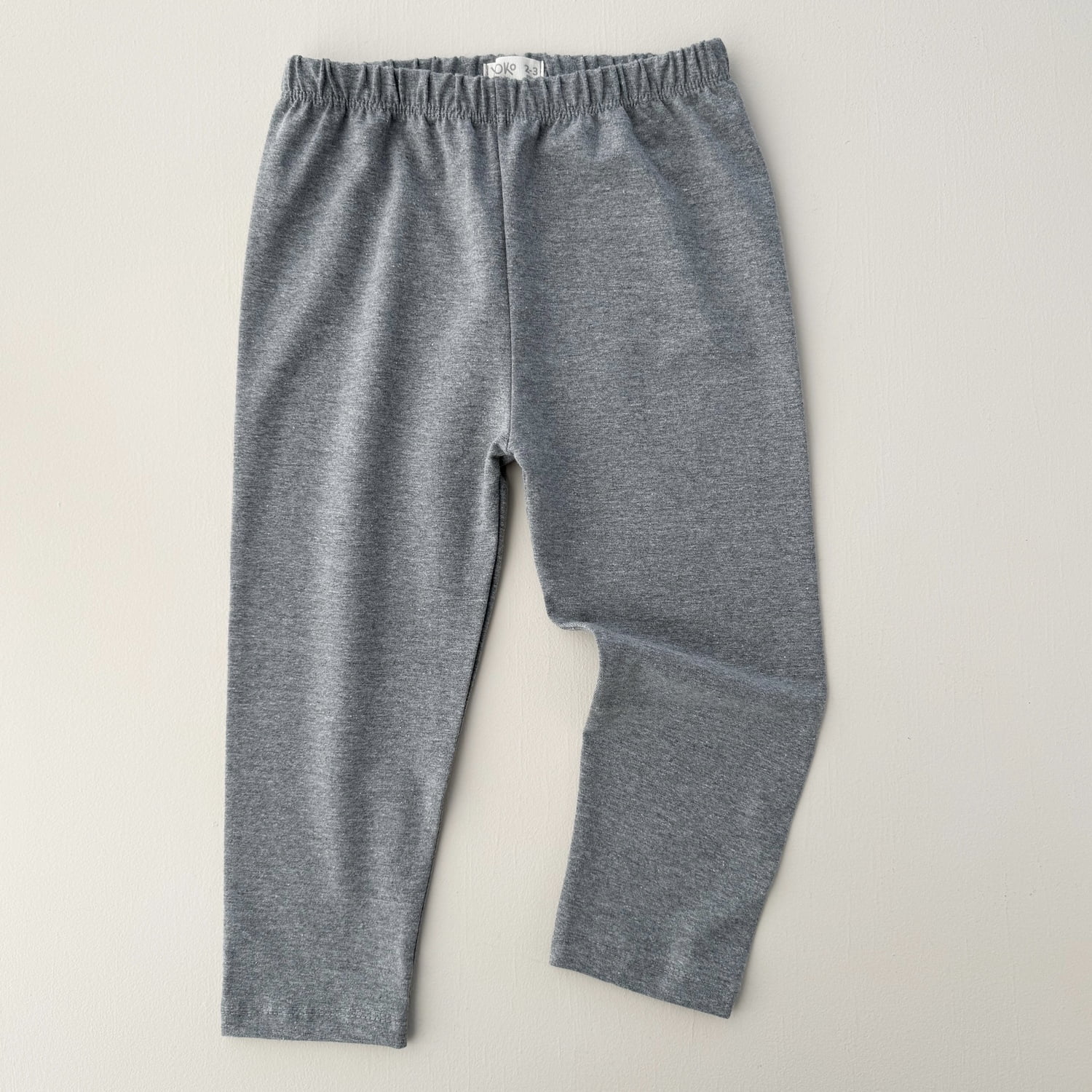 Calça Infantil Slim Unissex - Cotton Premium Leve - Mescla Escuro