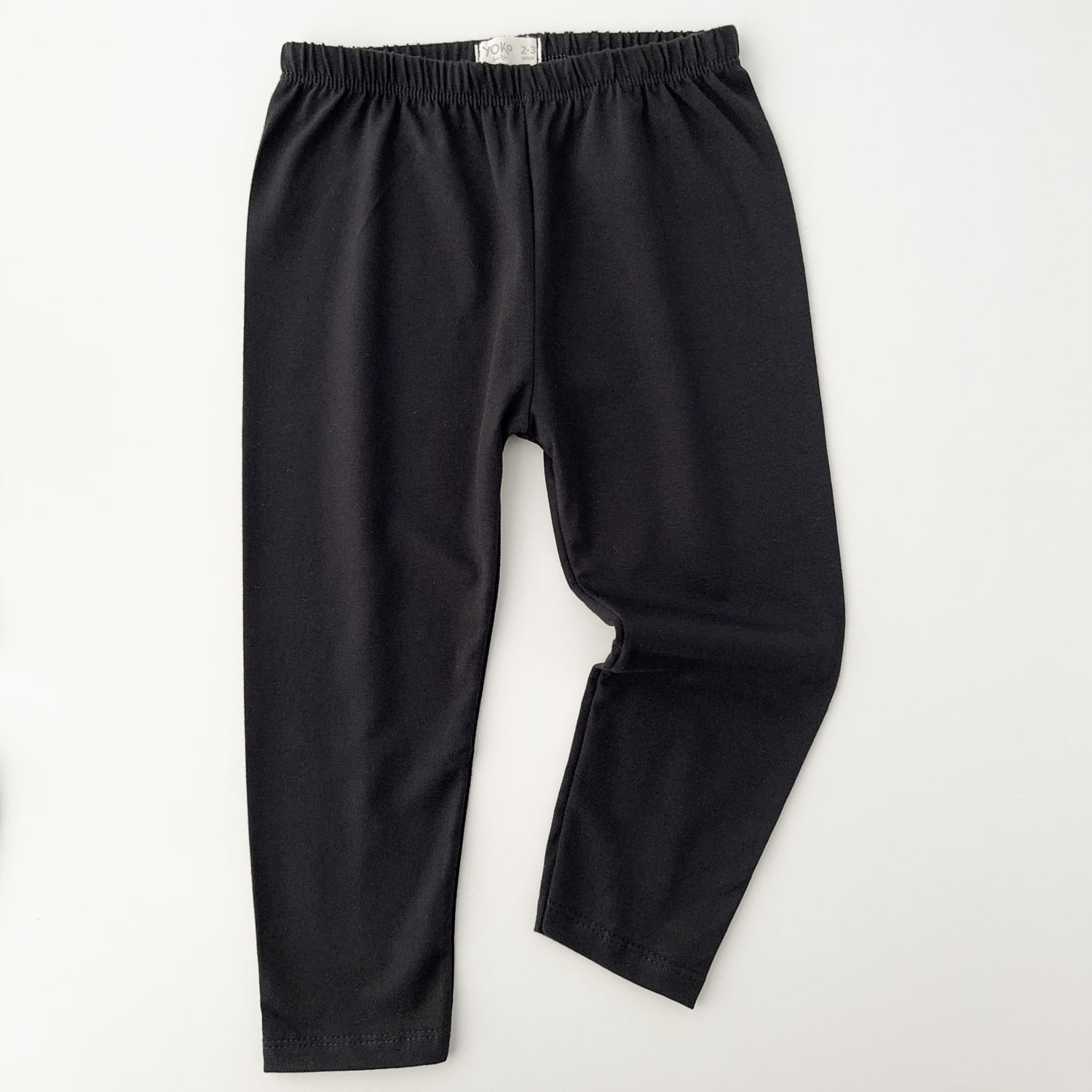 Calça Infantil Slim Unissex - Cotton Premium Leve - Preto