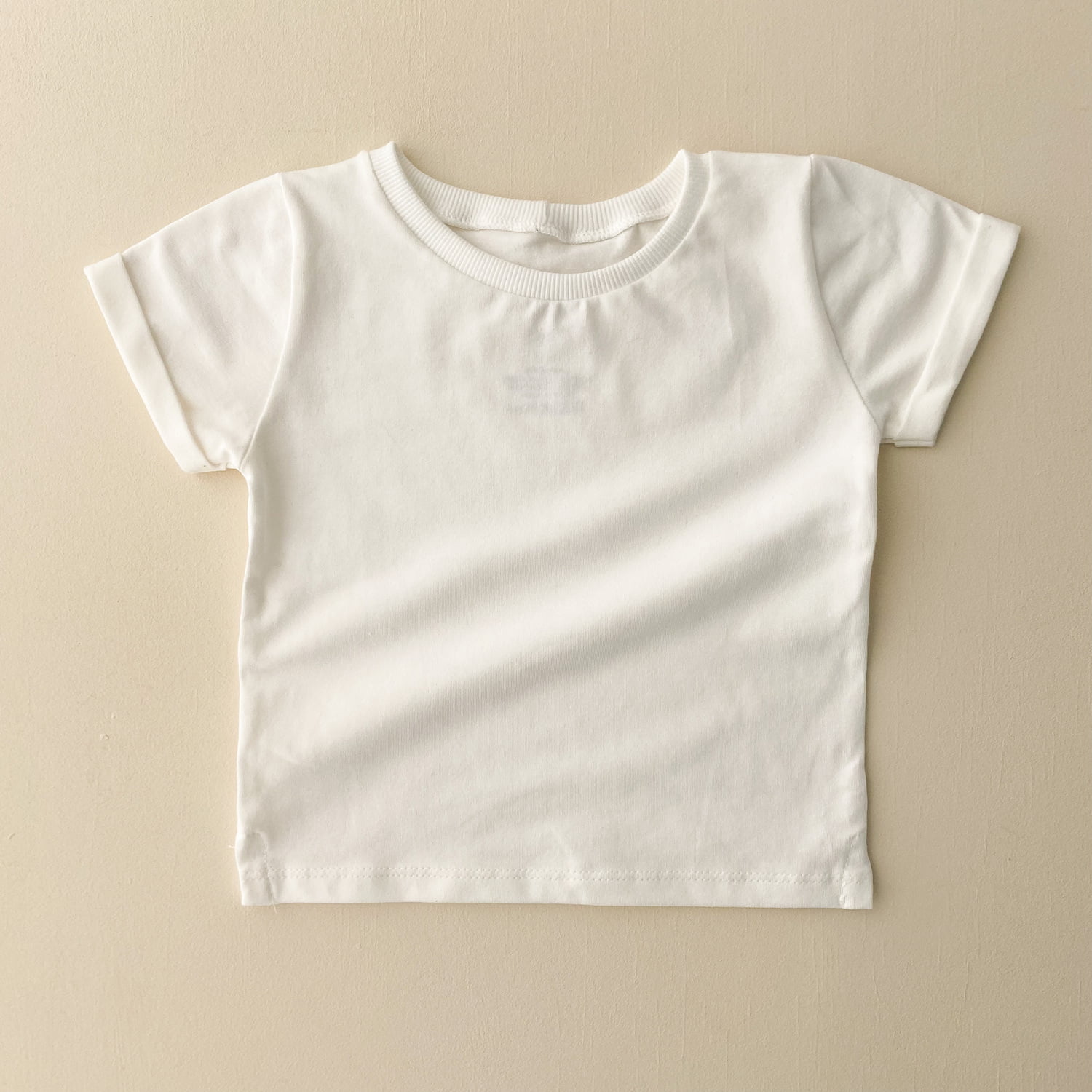 CAMISETA KIDS MANGA CURTA UNISSEX - OFF WHITE