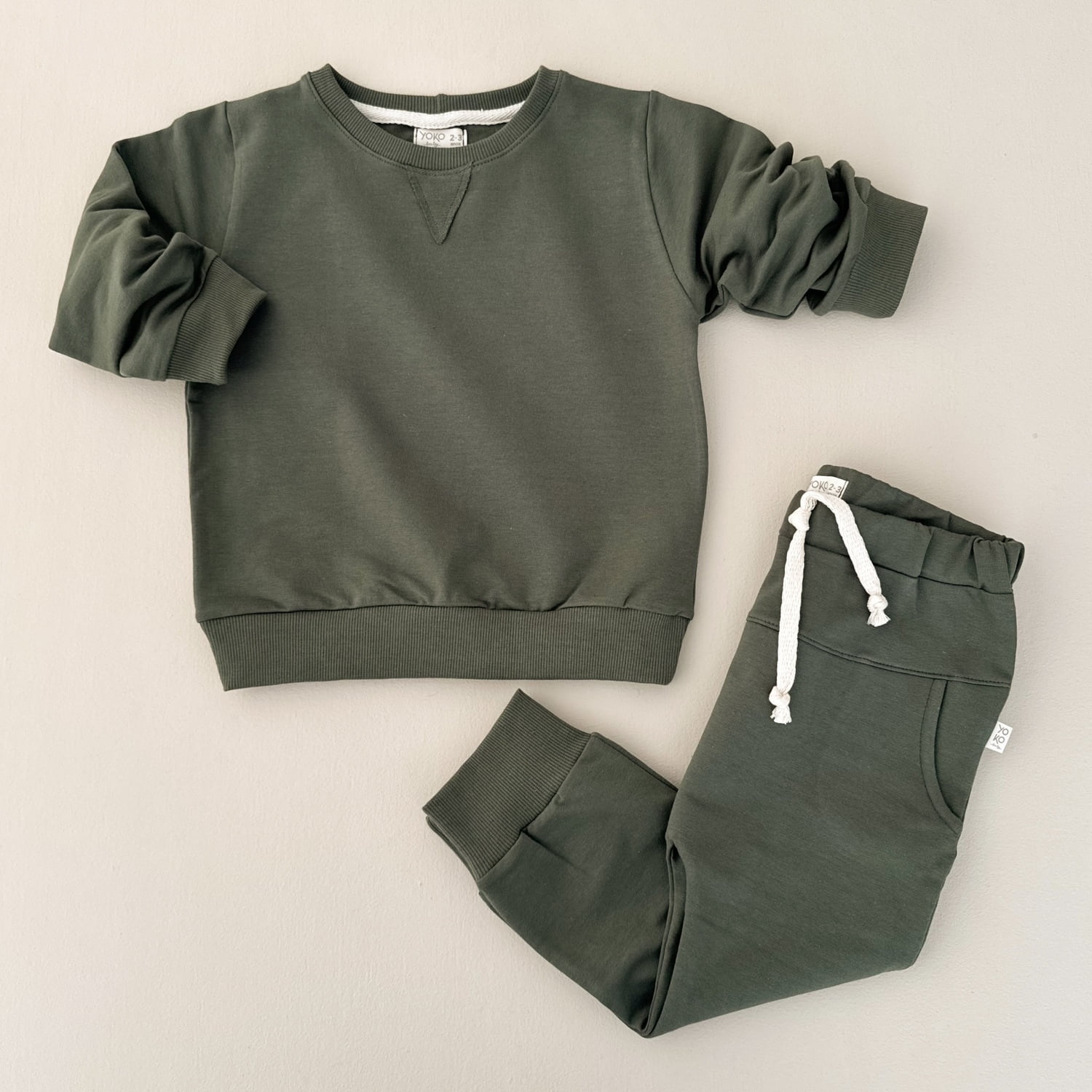 Conjunto Infantil Molecotton Manga Longa - Verde Floresta
