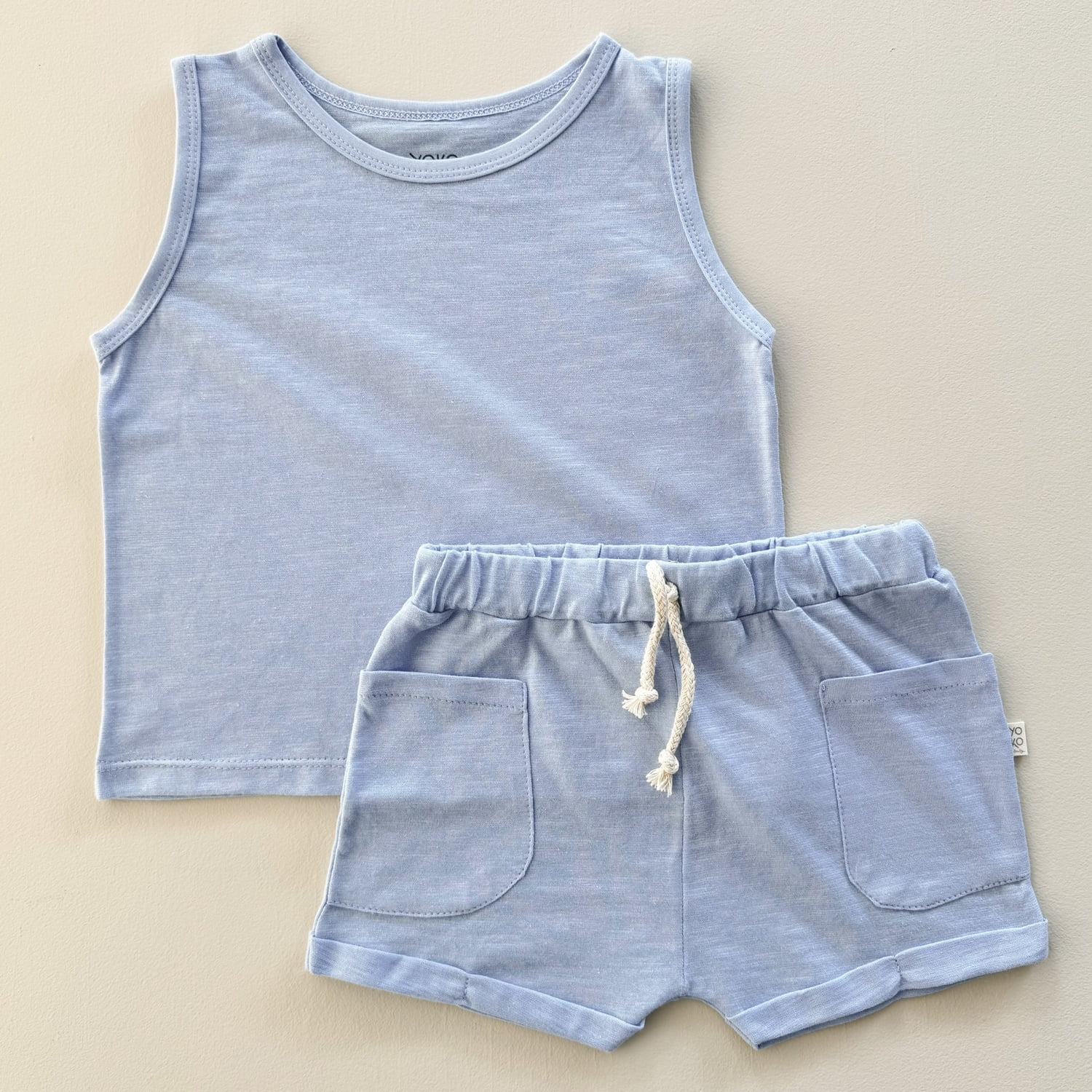 Conjunto Kids Regata e Short Fresh - Azul Sereno