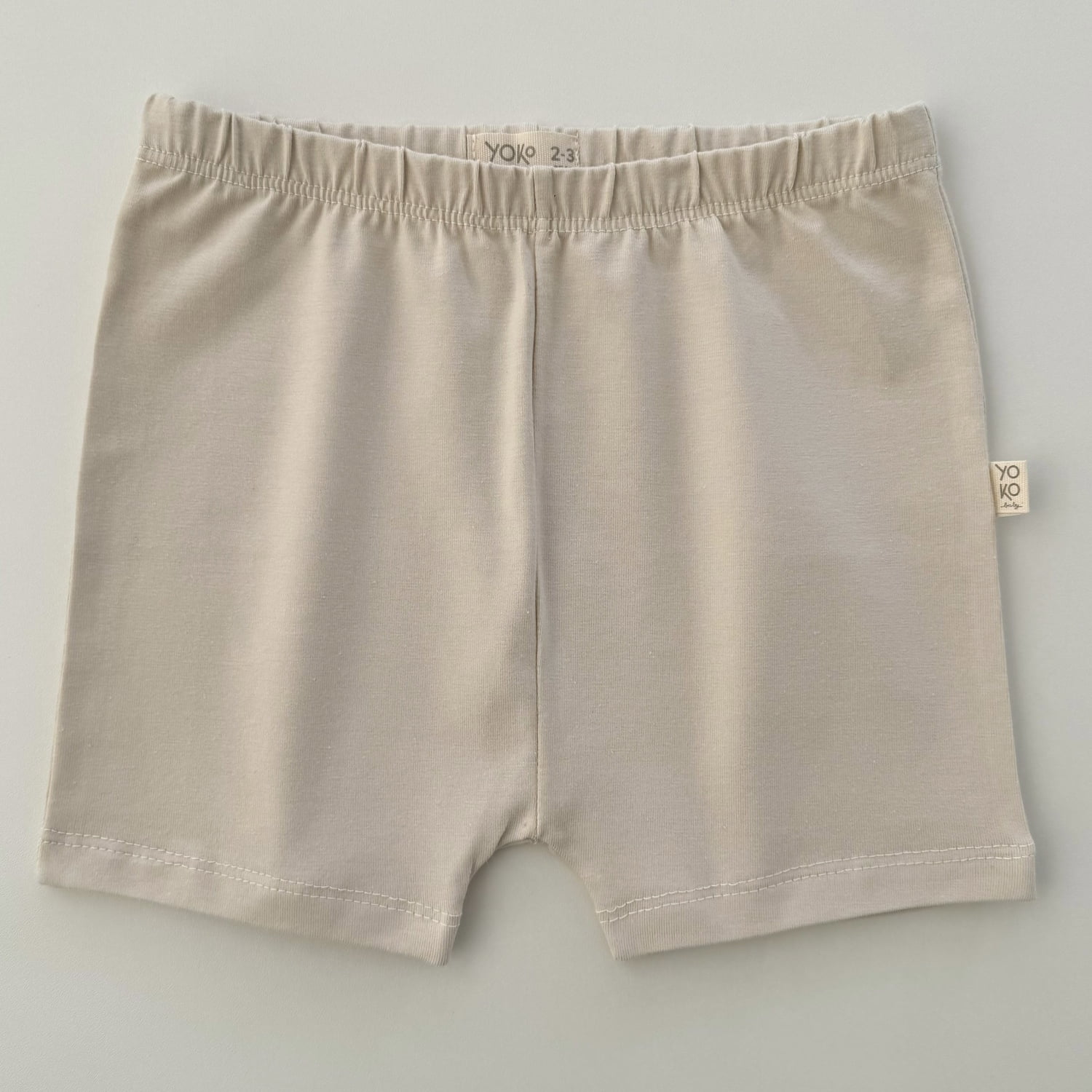 Short Infantil Slim Unissex - Cotton Premium Leve - Aveia