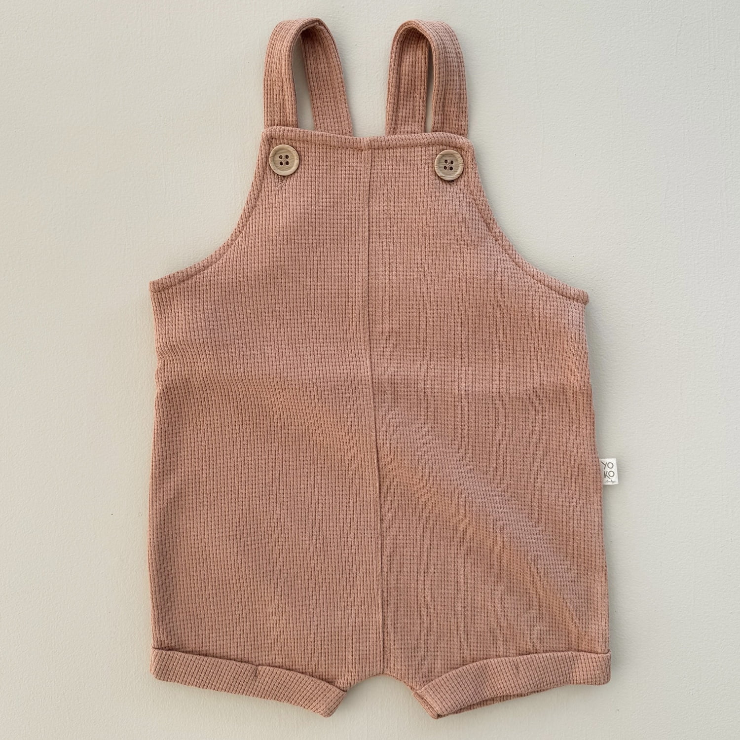 Jardineira Bebe Waffle – Telha