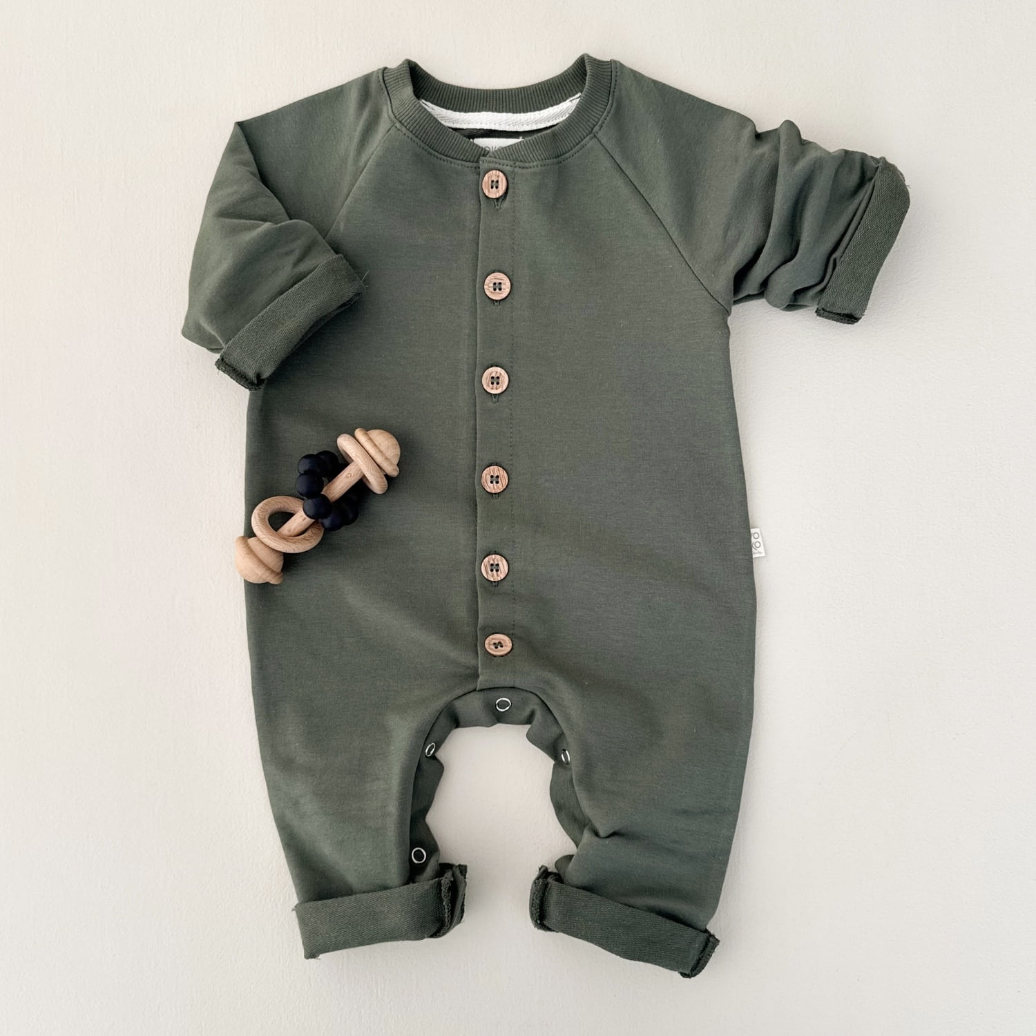 Macacão Bebe Molecotton Comfy - Verde Floresta