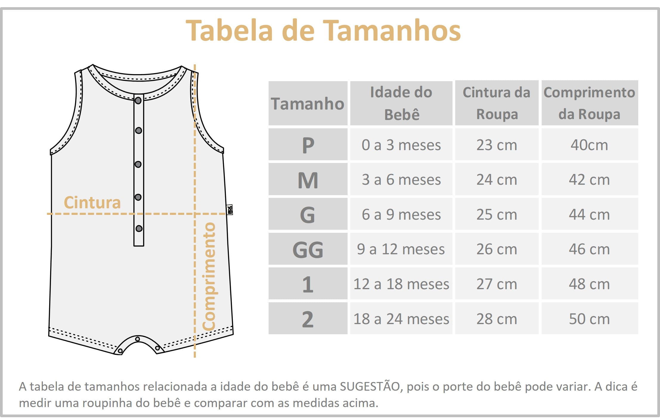 macaquinho bebe minimalista