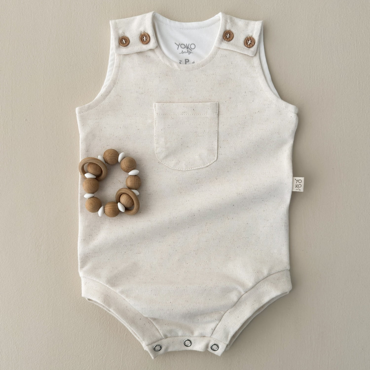 Macaquinho Bebê Texturizado – Off White