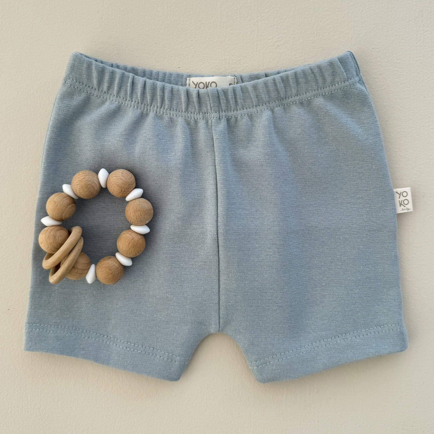 Short Bebê Slim Unissex - Azul Celeste