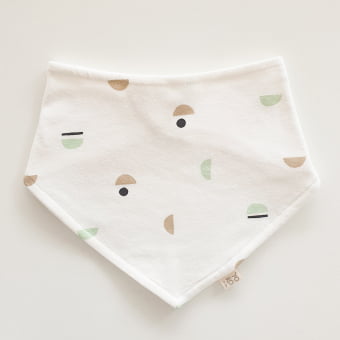 Babador Bandana Arte Orgânica - Off White