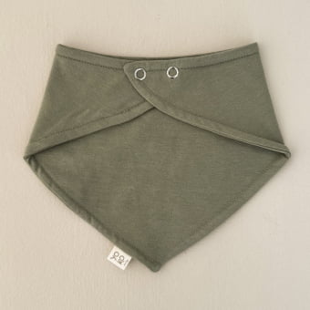 Babador Bandana Bebê Unissex - Algodão Premium - Verde Pistache