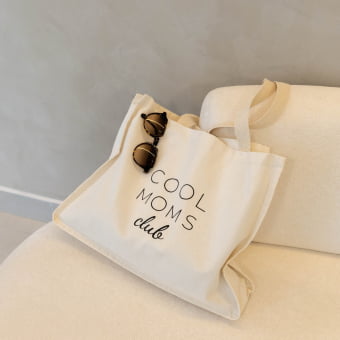 Bolsa Ecobag em Algodão Cool Moms Club – Natural