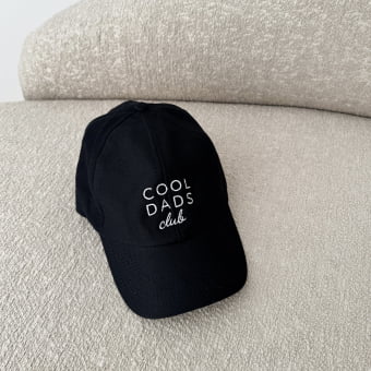 Boné em Algodão Bordado Cool Dads Club – Preto