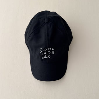 Boné em Algodão Bordado Cool Dads Club – Preto