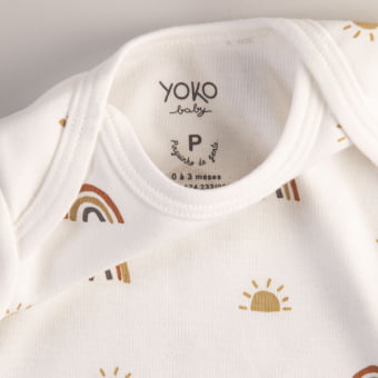 Body Bebê Manga Longa Unissex – Algodão Premium - Dia Lindo