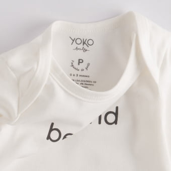 Body Bebe Manga Longa Unissex - Be Kind