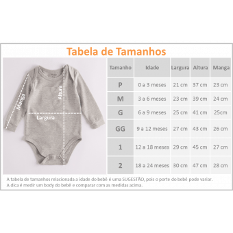 Body Bebe Manga Longa Unissex - Be Kind