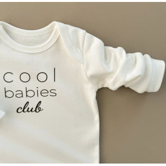 Body Bebe Manga Longa Unissex - Cool Babies Club