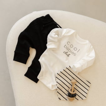 Body Bebe Manga Longa Unissex - Cool Babies Club