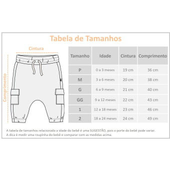 Calça Cargo Bebe Moletom - Verde Floresta