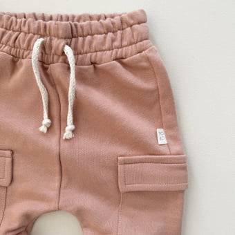 Calça Cargo Kids Moletom - Telha