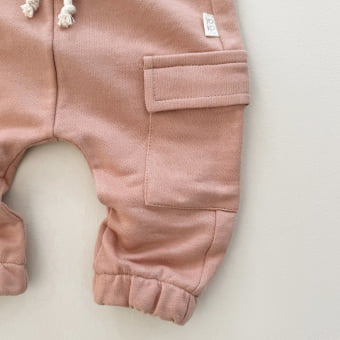 Calça Cargo Kids Moletom - Telha