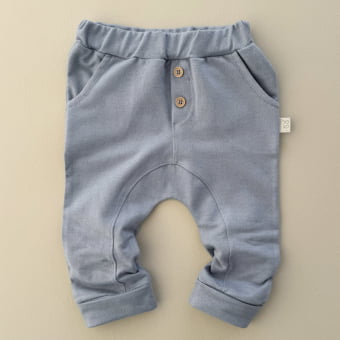 Calça Saruel Bebe Texturizada - Azul Brisa