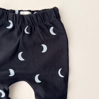 Calça Saruel Bebe Unissex - Algodão Premium - Lua