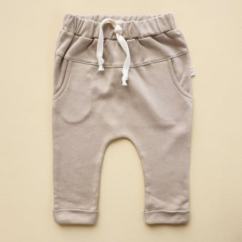 Calça Saruel Bebe Unissex - Molecotton - Areia