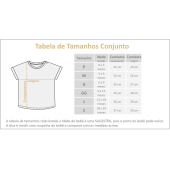 Camiseta Bebe Fresh - Marfim