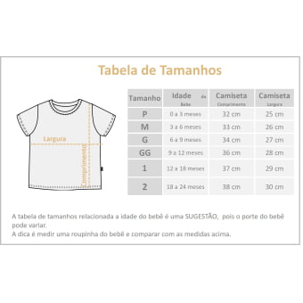 Camiseta Bebe Manga Curta Unissex - Listrado Marfim e Azul Sereno