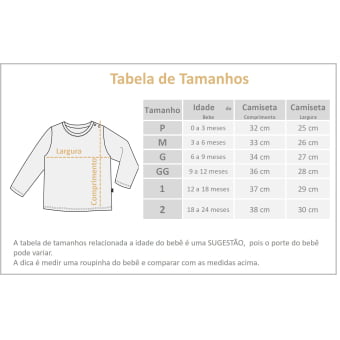 Camiseta Bebe Manga Longa Unissex - Listrado Marfim e Azul