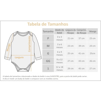 Conjunto Bebe Body Manga Longa e Calça Saruel - Arte Orgânica Marrom